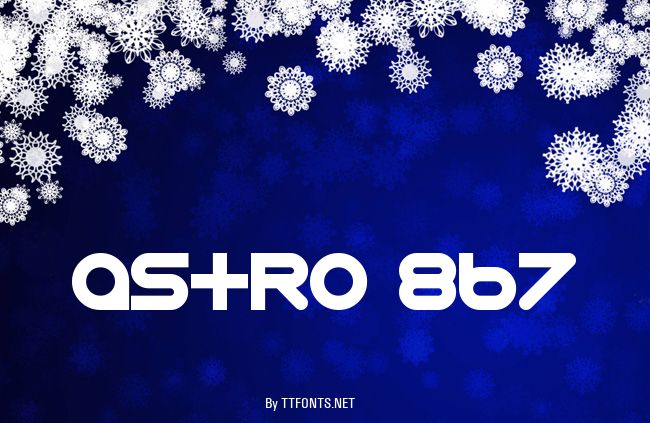 Astro 867 example
